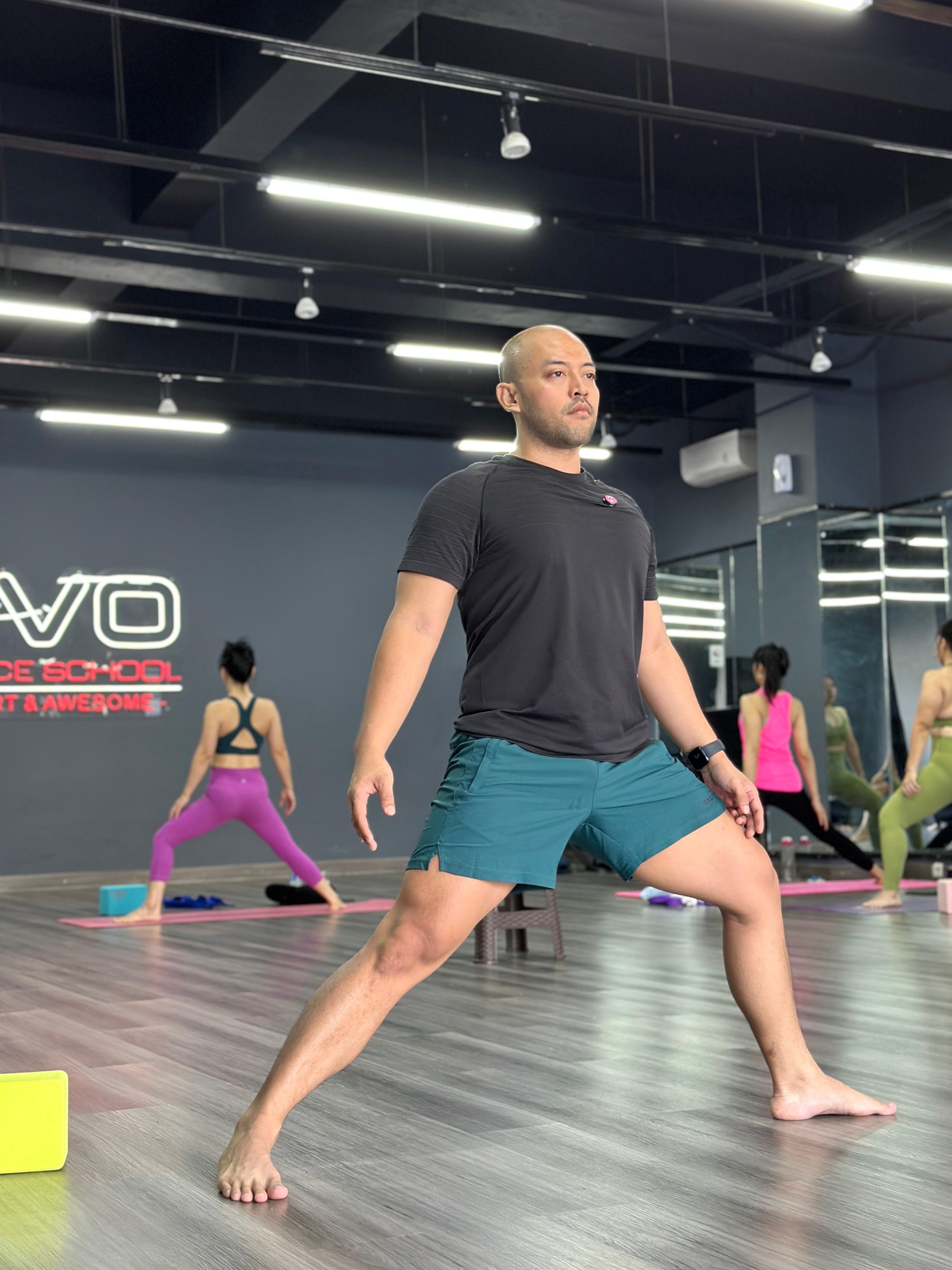 Ricky teaching a live class